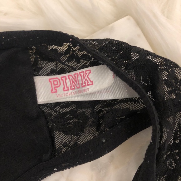 Black Lace Sweetheart Bandeau - Picture 4 of 5